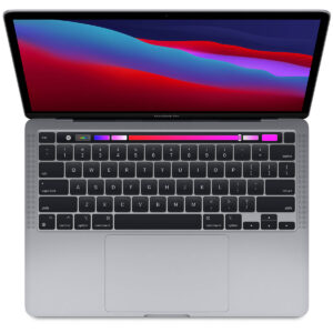 Apple MacBook Pro 13.3" WQXGA Retina Resolution (2560 x 1600) - Touch Bar and Touch ID - Apple M1 chip - 8GB Memory - 256GB SSD - Space Gray -MYD82LL/A