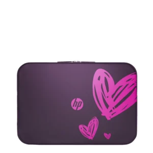 HP Heart Laptop Sleeve, 15.6 Inch, Purple - 1AT98AA