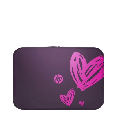 HP Heart Laptop Sleeve, 15.6 Inch, Purple – 1AT98AA