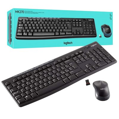 Logitech MK270 Reliable Wireless Keyboard and Mouse