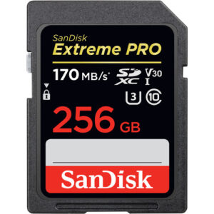 SanDisk Extreme PRO 256GB SDXC UHS-I Card