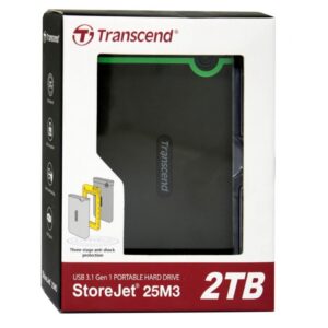 Transcend External HDD 2TB - Iron Grey