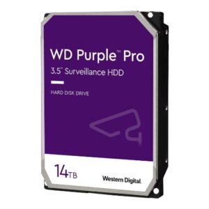 WD Purple Surveillance Hard Drive 14TB, 512MB