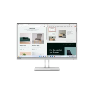 Lenovo L27i-40 27" FHD Monitor, Cloud Grey Color, Connectivity : 1 VGA, 2 HDMI 1.4 - 67ABKAC4AE
