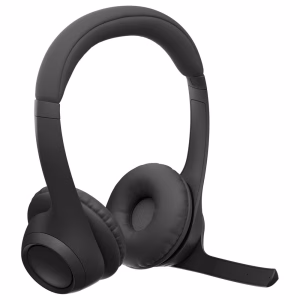 logitech zone 300 wireless bluetooth headset - midnight black
