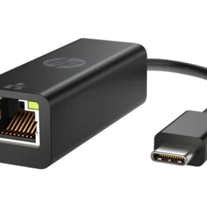 HP USB-C to RJ45 Adapter - Black - V7W66AA